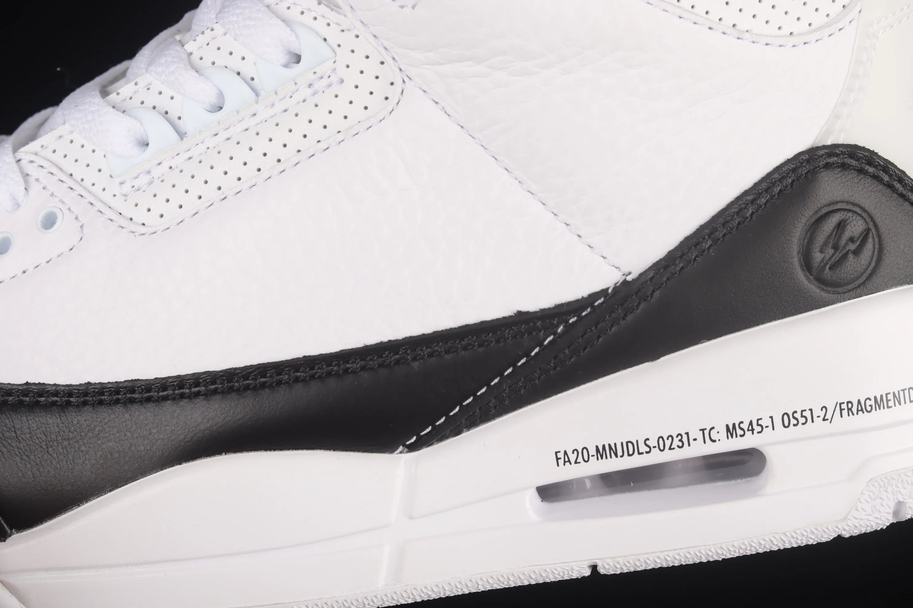 All categories Air Jordan Jordan series basketball shoes Air Jordan 3 foreign trade version Fragment Design x Air Jordan 3 AJ3 Joe 3 Hiroshi Fujiwara Lightning joint DA3595-100